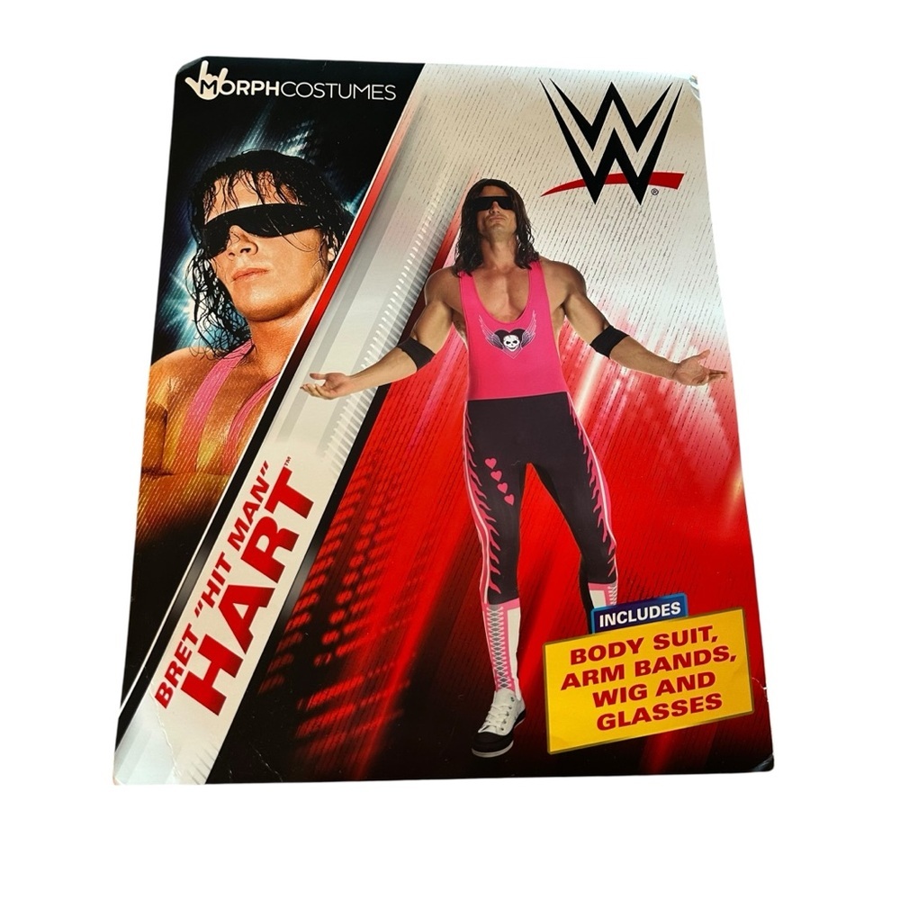 Bret Hart Pink and Black Costume